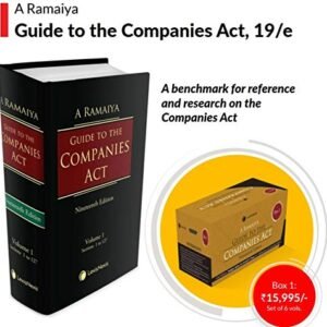 A Ramaiya’s Guide to Companies Act Box -1