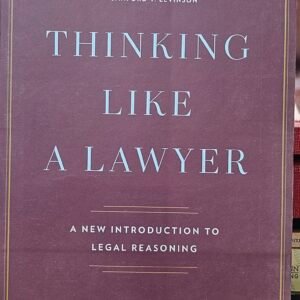Thinking Like a Lawyer A New Introduction To Legal Reasoning by Frederick Schauer 2026 print