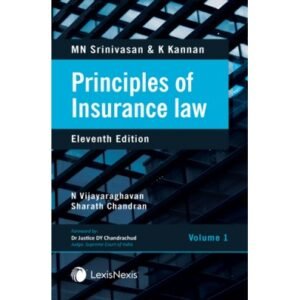 M N Srinivasan Principles of Insurance Law (Set of 2 Vols.) 11th Edition