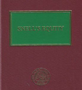 SNELL’S EQUITY, 34TH EDITION, SOUTH ASIAN EDITION