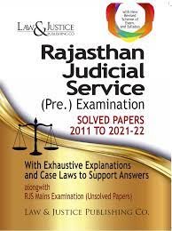 RAJASTHAN JUDICIAL SERVICES (PRELIMINARY) EXAMS SOLVED PAPERS 2011 TO 2021-22