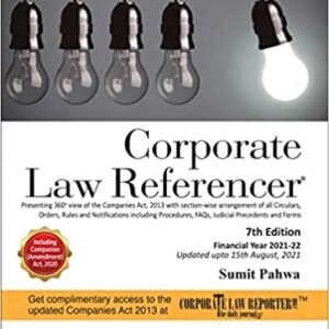 SUMIT PAHWA’S CORPORATE LAW REFERENCER ( IN TWO VOLUMES)