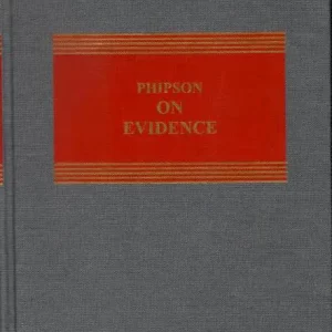 PHIPSON ON EVIDENCE – 19th EDITION 2020
