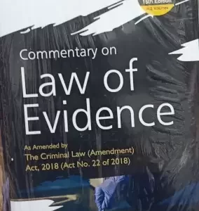 MULLA’s  COMMENTARY ON LAW OF EVIDENCE ( IN TWO VOLS)