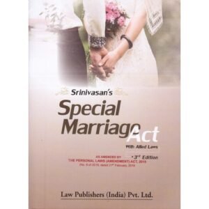 LAW PUBLISHER’S SPECIAL MARRIAGE ACT BY SRINIVASAN