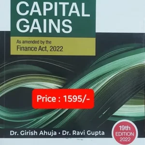 Commercial’s Taxation of Capital Gains By Dr Girish Ahuja Dr Ravi Gupta