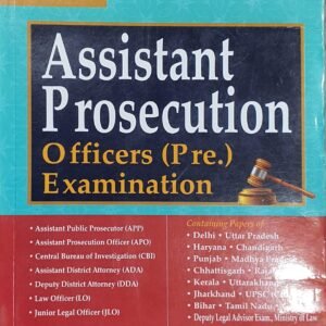 Solved Papers of Assistant Prosecution Officers Pre. Examination by Keerty Dabas – 5th Edition 2023