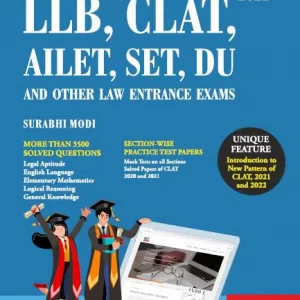 EBC’s Guide For LLB, CLAT, AILET, SET, DU and Other Law Entrance Exams by Surabhi Modi – 5th Edition