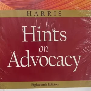 HINTS ON  ADVOCACY BY HARRIS & GEORGE W KEETON