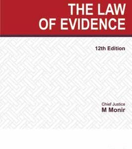 TEXTBOOK ON THE LAW OF EVIDENCE BY JUSTICE M MONIR