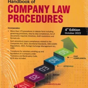 Commercial’s Handbook of Company Law Procedures by Corporate Professionals – 2022 Edn