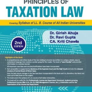 Principles of Taxation Law by Ahuja, Gupta & CA. Kriti Chawla 2nd Edition 2024