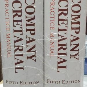 COMPANY SECRETARIAL PRACTICE MANUAL 5TH EDITION 2023 IN 2 VOLS BY K R CHANDRATRE