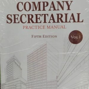 COMPANY SECRETARIAL PRACTICE MANUAL 5TH EDITION 2023 IN 2 VOLS BY K R CHANDRATRE