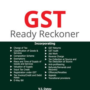 Taxmann GST Ready Reckoner by V.S. Datey 20th Edition 2023