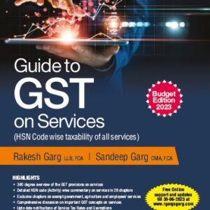 Commercial’s Guide to GST on Services by Rakesh Garg Edition 2023