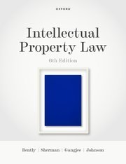 Intellectual Property Law by Lionel Bently 6th Edition 2022