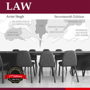 Company Law by Avtar Singh 17TH Edition Reprint 2023