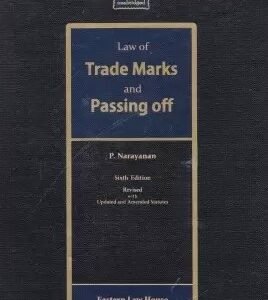 Law of Trade Marks & Passing off by P Narayanan Reprint 2023