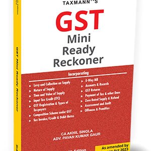 Taxmann GST Mini Ready Reckoner 4th edition 2023