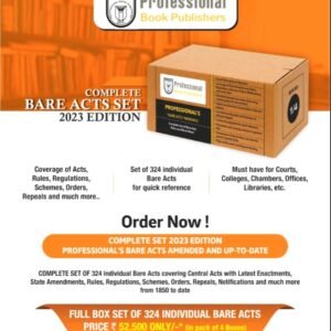 Professional’s Complete BARE Act Set (Pack of 4 Boxes)- Edition 2023