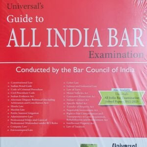 Universal Guide to All India Bar Examination (Conducted by the Bar Council of India) – 9th Edition 2023