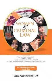 Vinod Publication’s Women and Criminal Law by Rakesh Kumar Singh – Edition 2023