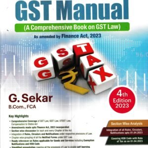 GST Manual by G. Sekar – 4th Edition 2023