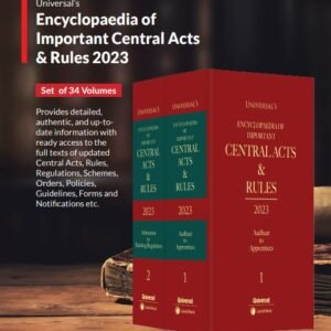 Encyclopaedia of Important Central ACTS & RULES (Set of 34 Vols.) – Edition 2023