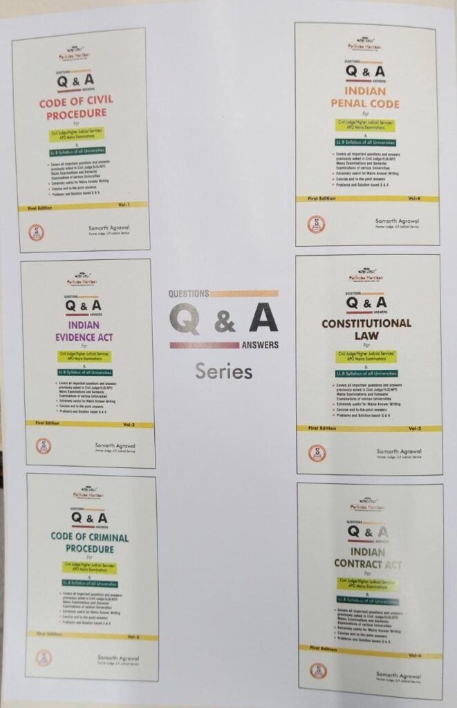 PARIKSHA MANTHAN Q&A SERIES SET OF 6 BOOKS – Bharat Law House