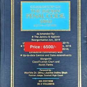 Commentary on the Indian Penal Code by SARKAR (Set of 2 Vols.) – 6th Edition 2023