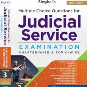Singhal’s Multiple Choice Questions (MCQ) For Judicial Service Examination (VOLUME 3) 3rd Edition 2023