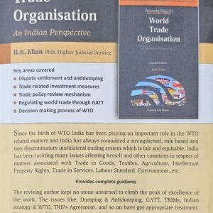World Trade Organisation (An Indian Perspective) by Jayanta Bagchi – 1st Edition 2023