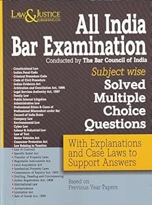 All India Bar Examination Solved MCQ (based on Previous Year Papers) Edition 2023