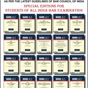 WHITESMAN SPECIAL EDITIONS FOR STUDENTS OF ALL INDIA BAR EXAMINATION (Set of 20 Bare Acts) – Edition 2023