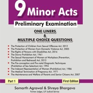 Pariksha Manthan 9 Minor Acts MCQ – Preliminary Examinations By Samarth Agrawal, Shreya Bhargava