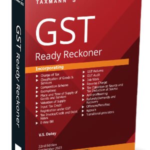 GST Ready Reckoner by V.S. Datey – 22nd Edition 2023