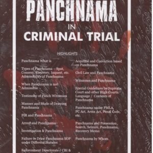 Law of Panchnama in Criminal Trial By Rahul Kandharkar – Edition 2024