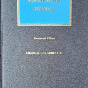 DOCUMENTARY EVIDENCE by CHARLES HOLLANDER OC – 14th Edition 2023