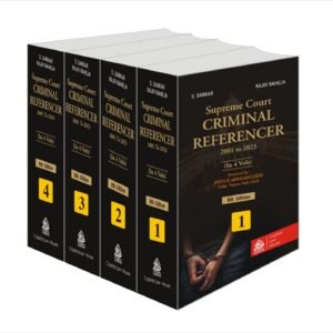 Supreme Court Criminal Referencer by SARKAR (in 4 Vols.) – 8th Edition 2023