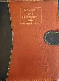 LAWMANN LEGAL REFERENCER Leather Bound 2024 EXECUTIVE