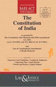 L & J The Constitution of India (Bare Act)