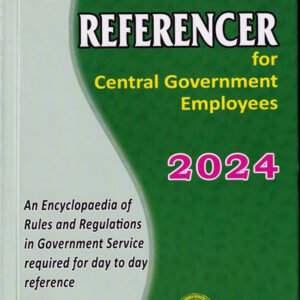 Nabhi’s Referencer For Central Government Employees 2024 with Personal Recorder & Year Planner 2024-2025