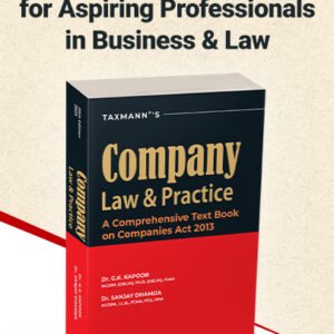 Company Law & Practice by G.K. Kapoor, Sanjay Dhamija 27th Edition 2024