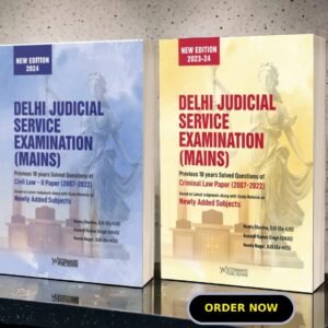 COMBO OF Delhi Judicial Service Examination (Mains) – Civil Law II – (2007-2022) 2024 Edition & Delhi Judicial Service Examination (Mains) – Criminal Law – (2007-2022) 2023-2024 Edition