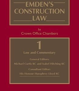 Emden’s Construction Law by Crown Office Chambers (Set of 3 Vols.)