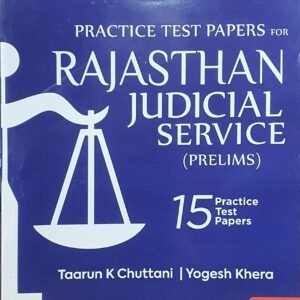Practice Test Papers for Rajasthan Judicial Service (Prelims) Examination – Edition 2024