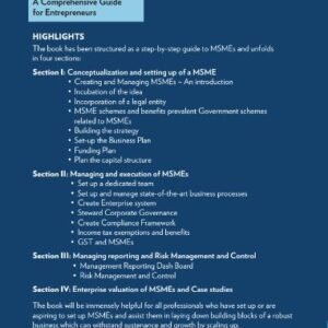 Managing MSMEs – A Comprehensive Guide for Entrepreneurs by B D Chatterjee & Munesh Kumar Gaur – Edition 2024