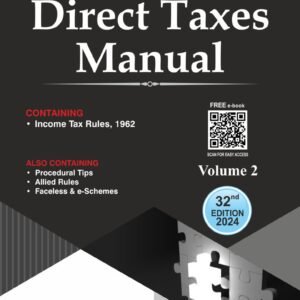 Direct Taxes Manual (Set of 3 Vols.) – 32nd Edition 2024