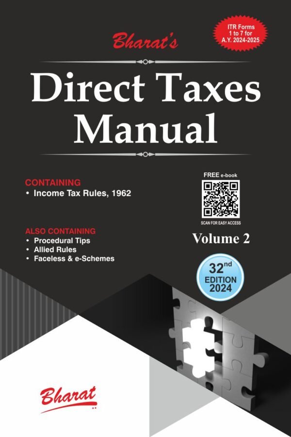 Direct Taxes Manual (Set of 3 Vols.) - 32nd Edition 2024